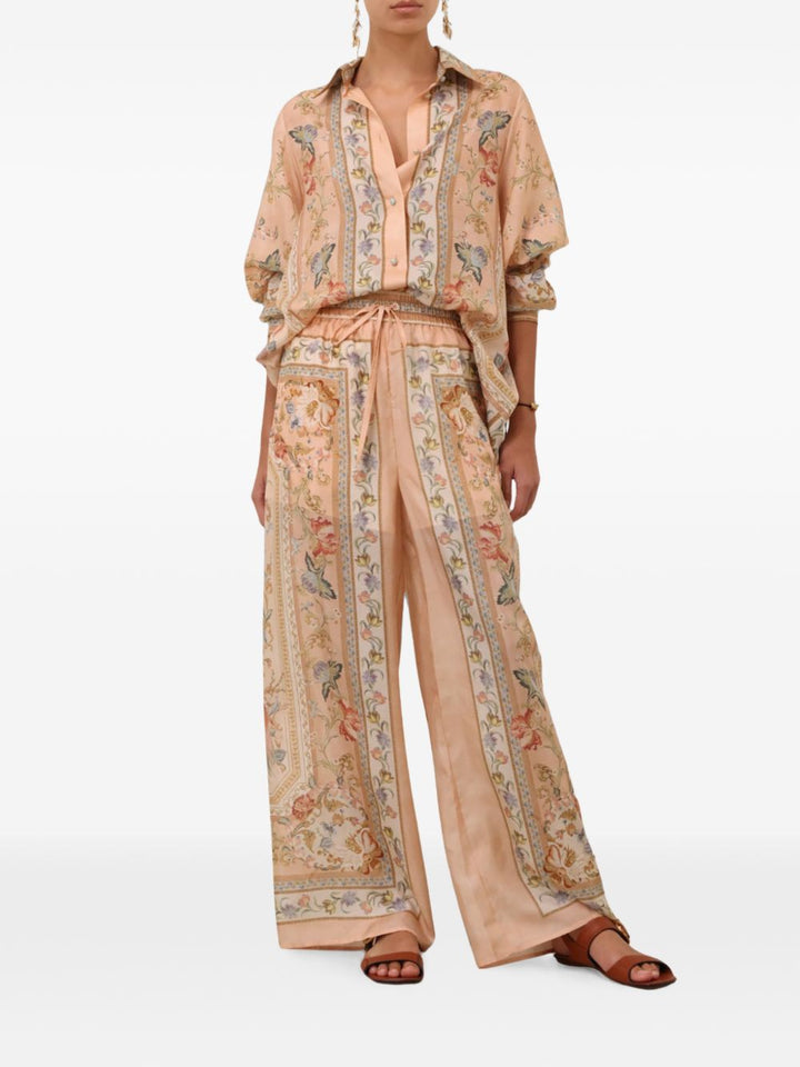 Zimmermann Trousers - PINK | 700084dc1774b72a1accf9346ae27b47876f0560