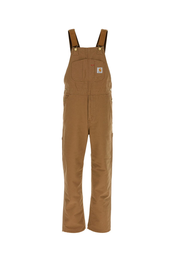 Camel denim Bib Overall