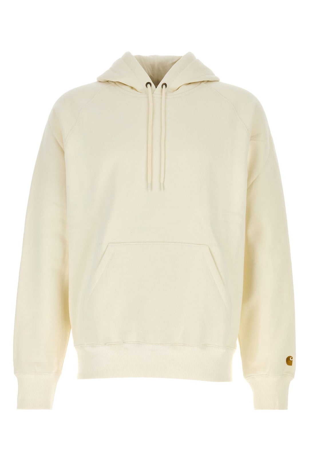 Ivory cotton blend Hooded Chase Sweat