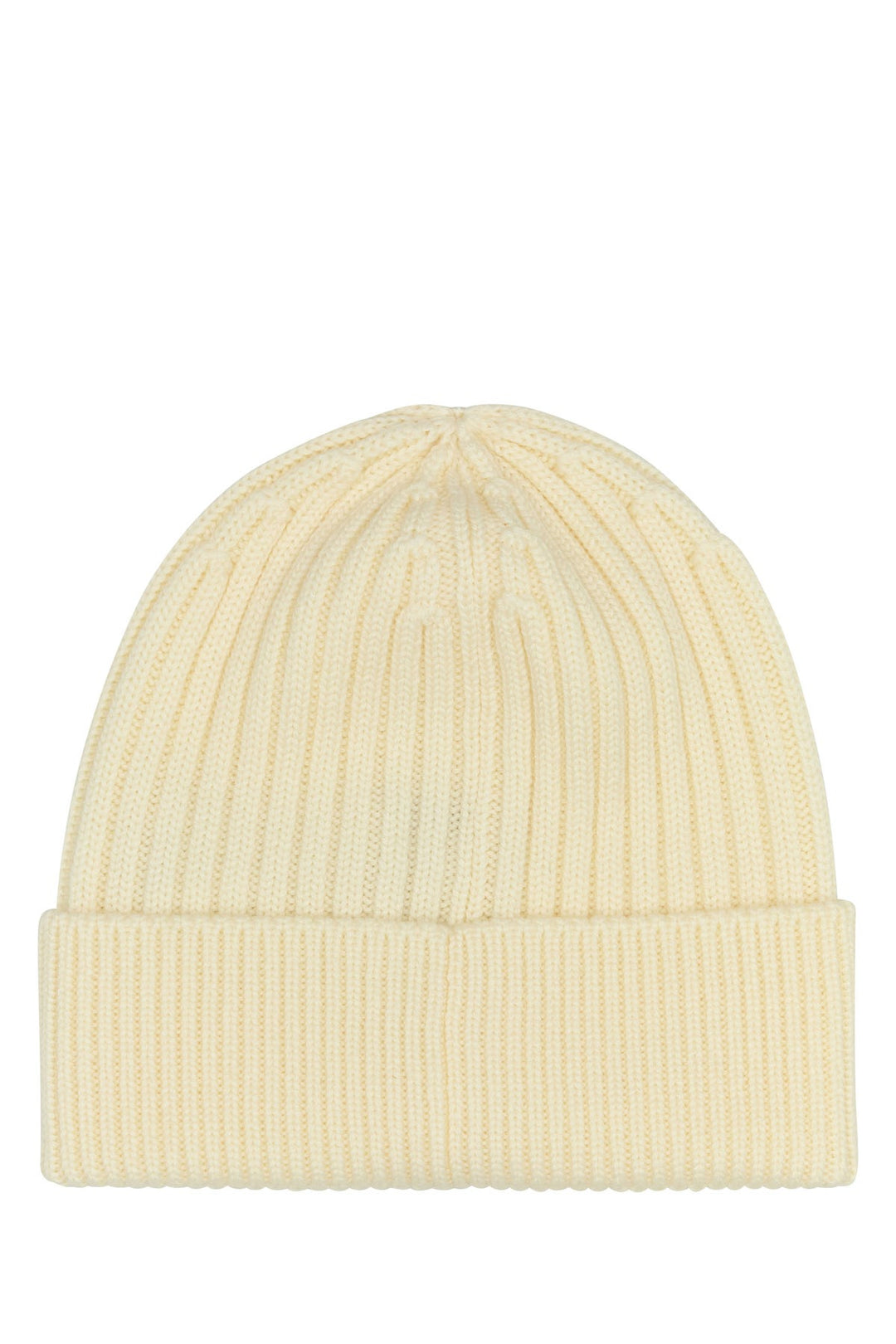 Ivory wool beanie hat