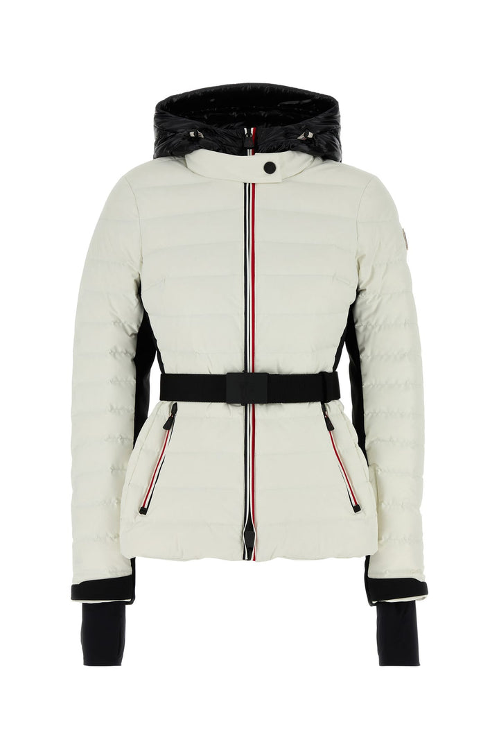 Ivory stretch nylon Arcesaz down jacket