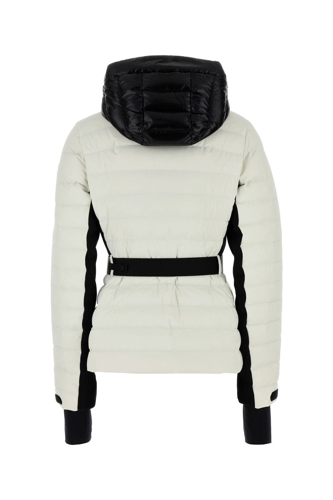 Ivory stretch nylon Arcesaz down jacket