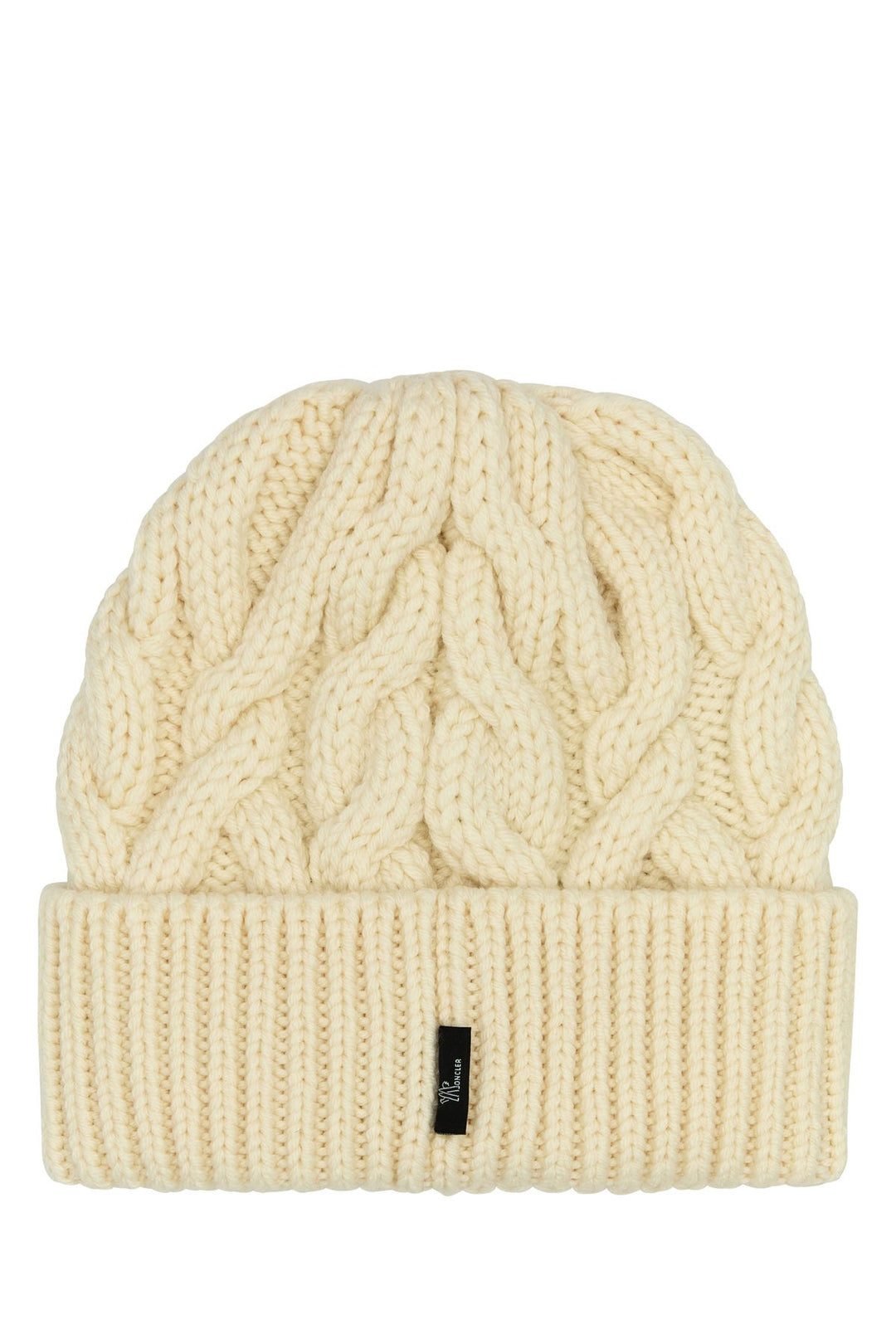 Ivory wool beanie hat