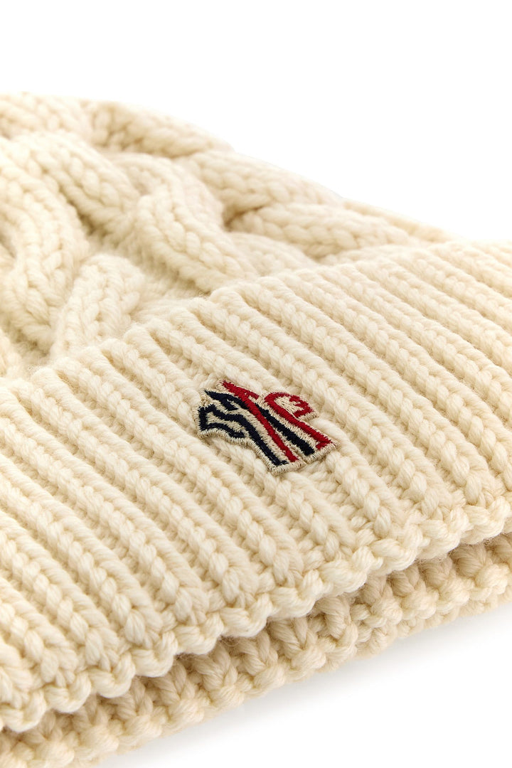 Ivory wool beanie hat