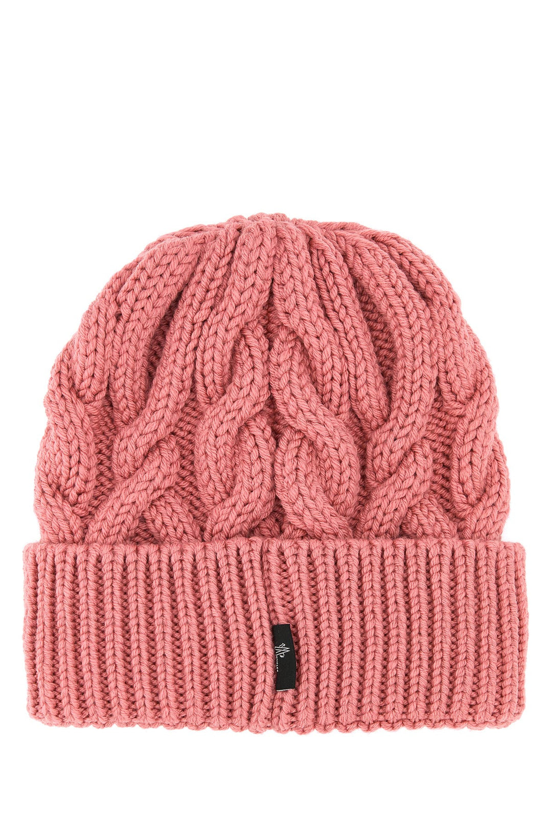 Dark pink wool beanie hat