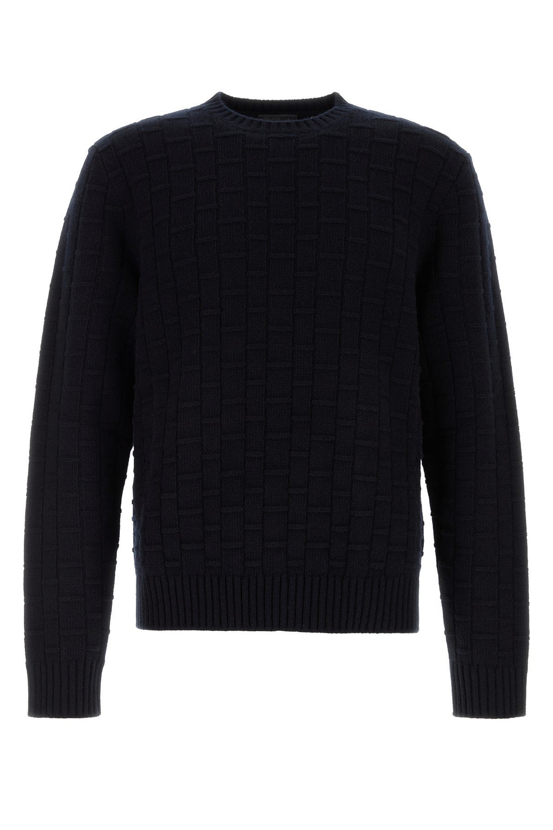 Midnight blue wool blend sweater