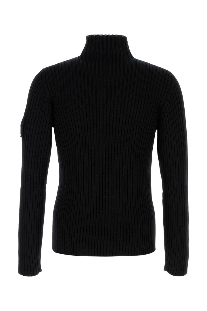 Black wool sweater