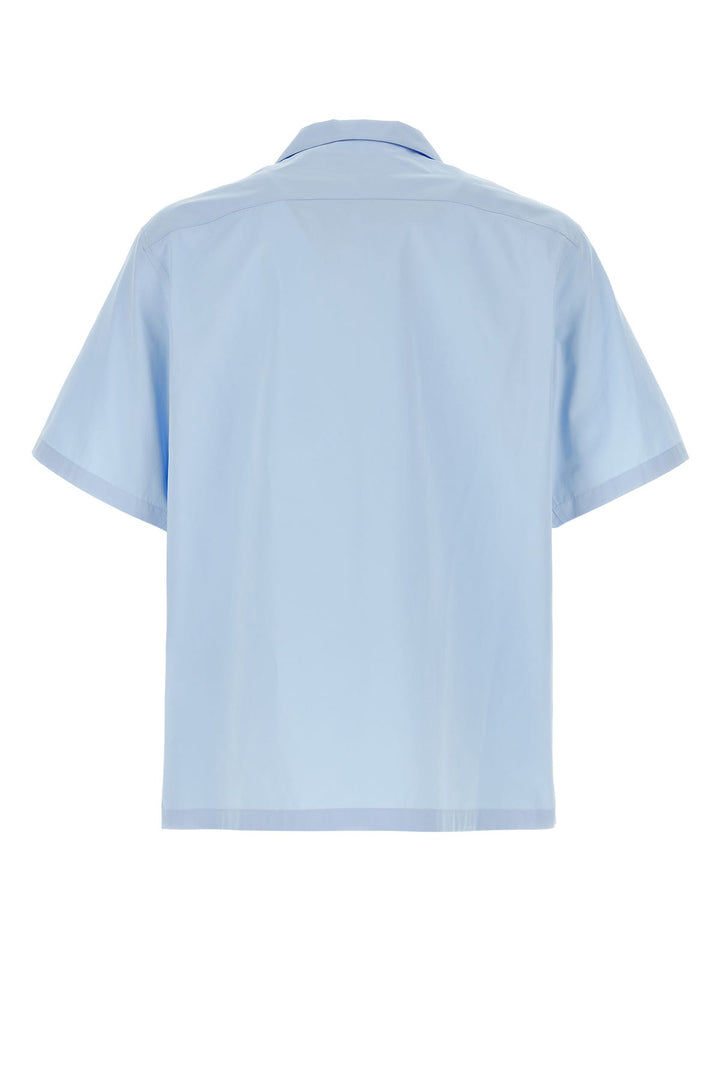 Light blue poplin shirt