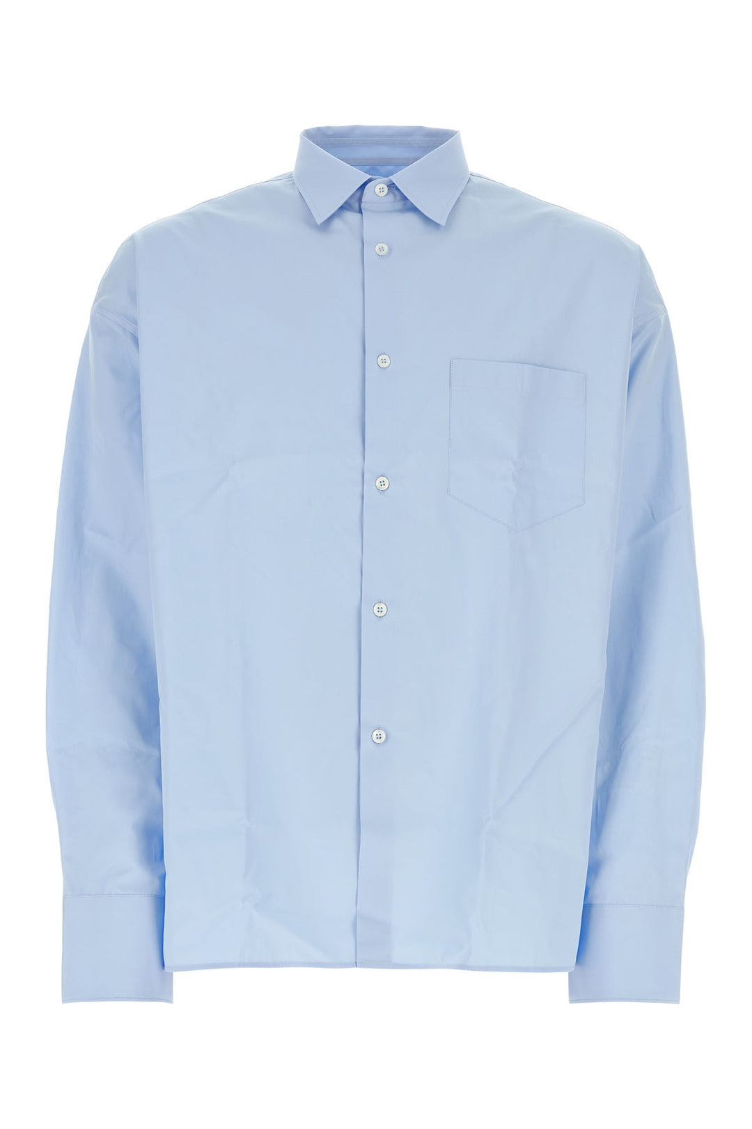 Light blue poplin shirt