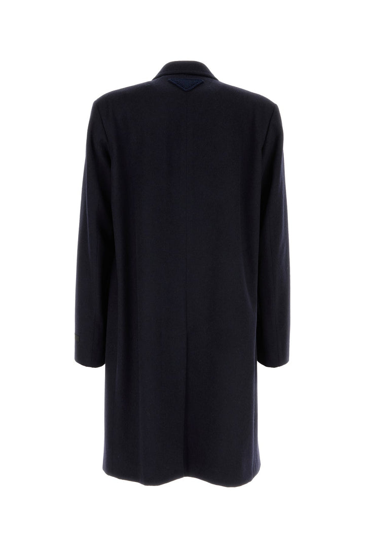 Midnight blue wool coat