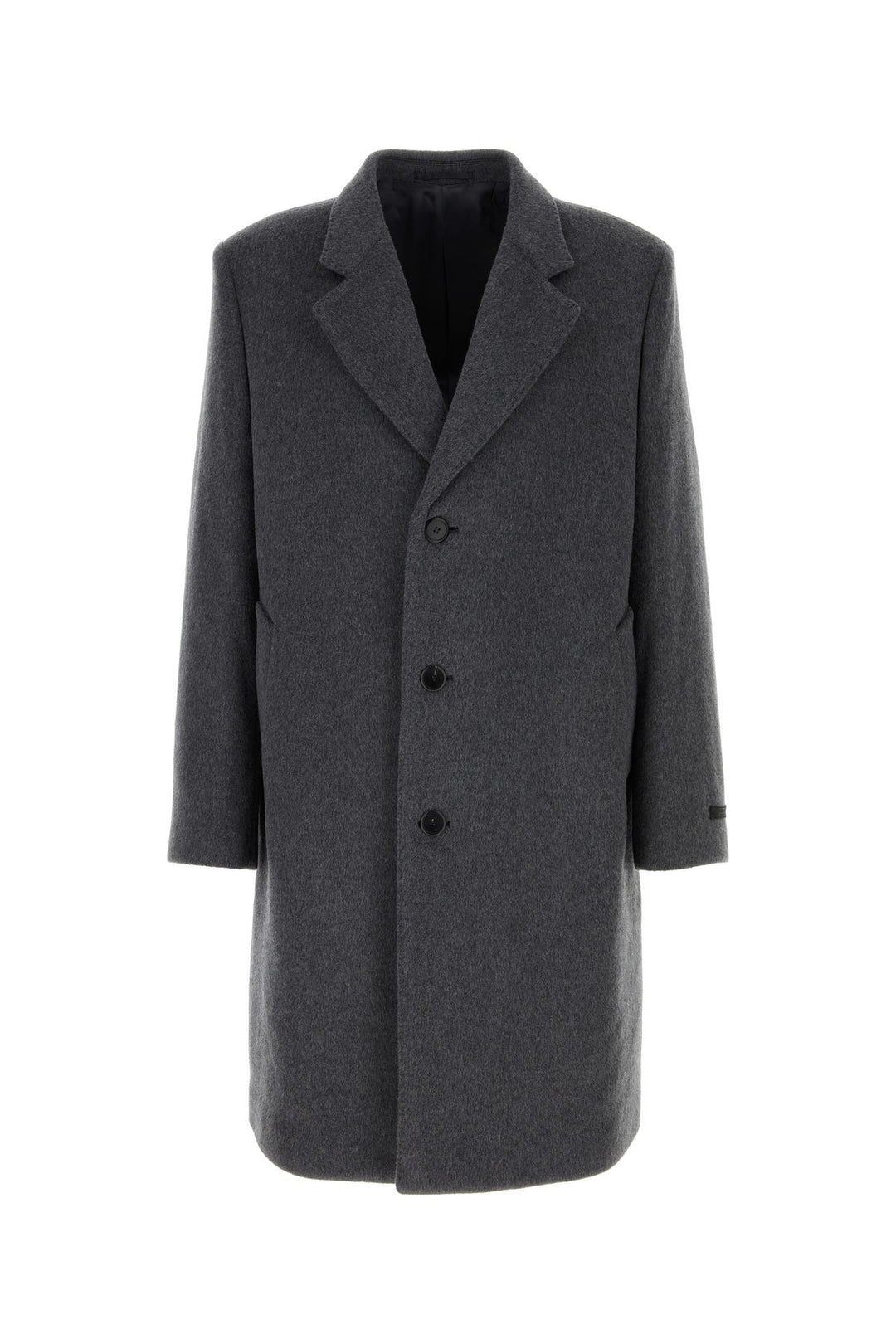 Grey velour coat