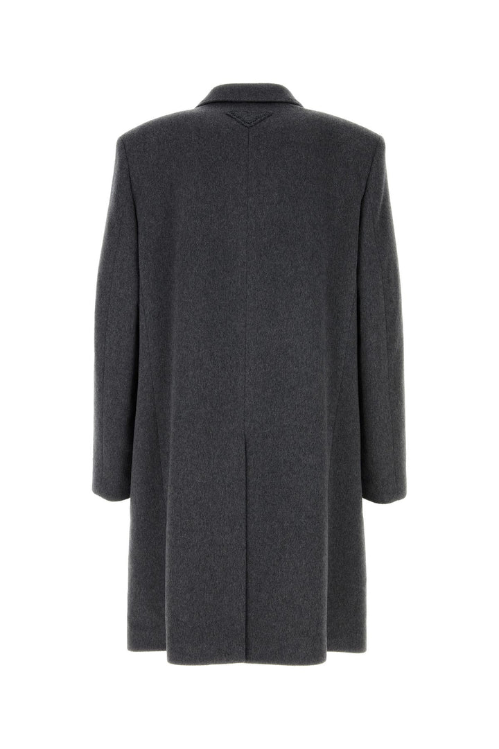 Grey velour coat