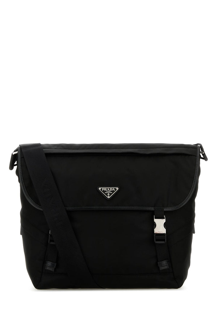 Black Re-Nylon crossbody bag