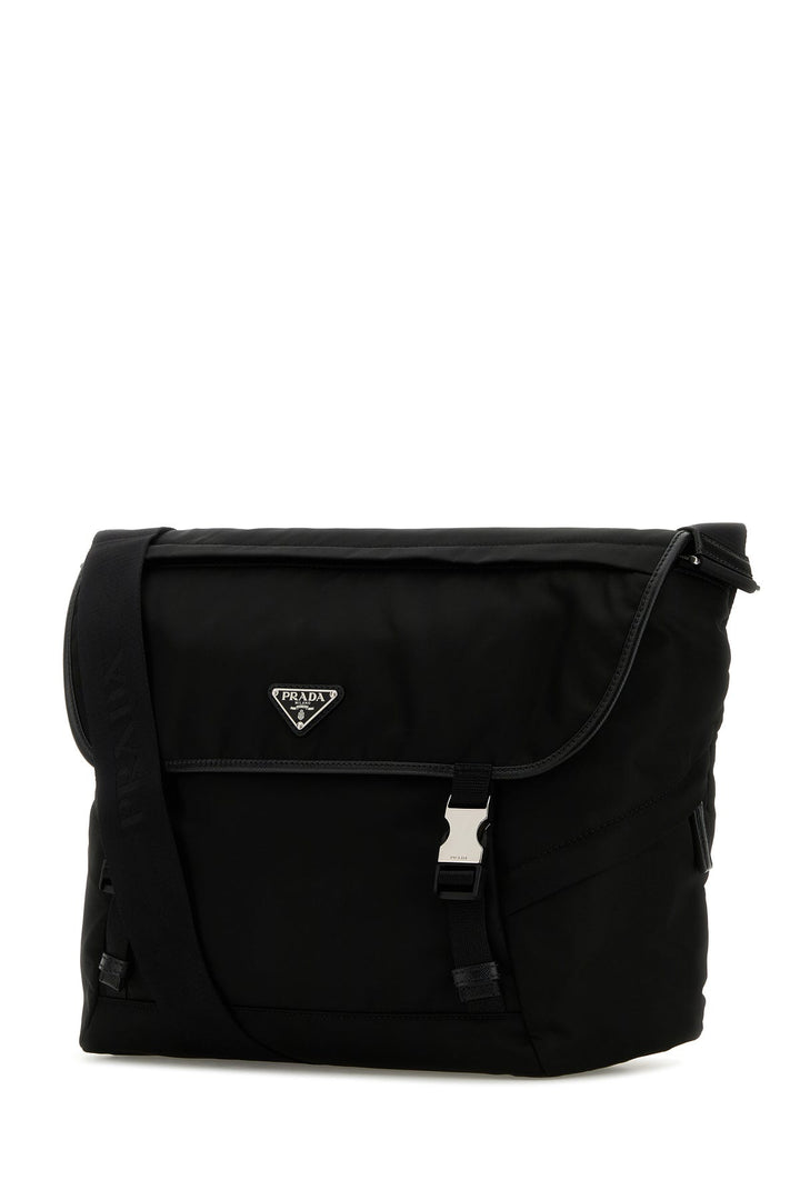 Black Re-Nylon crossbody bag