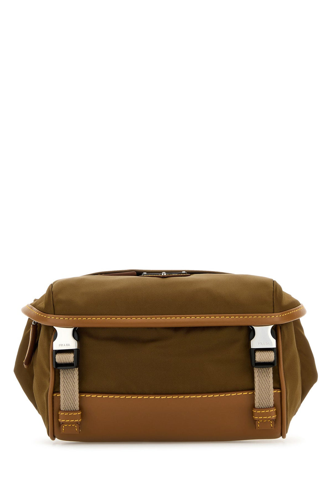 Brown Re-Nylon crossbody bag