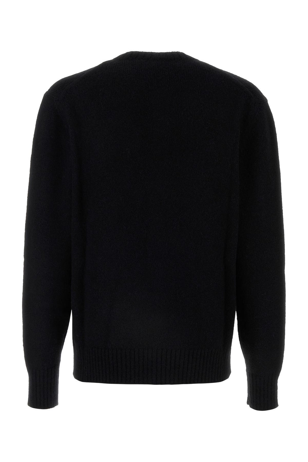 Black nylon blend cardigan