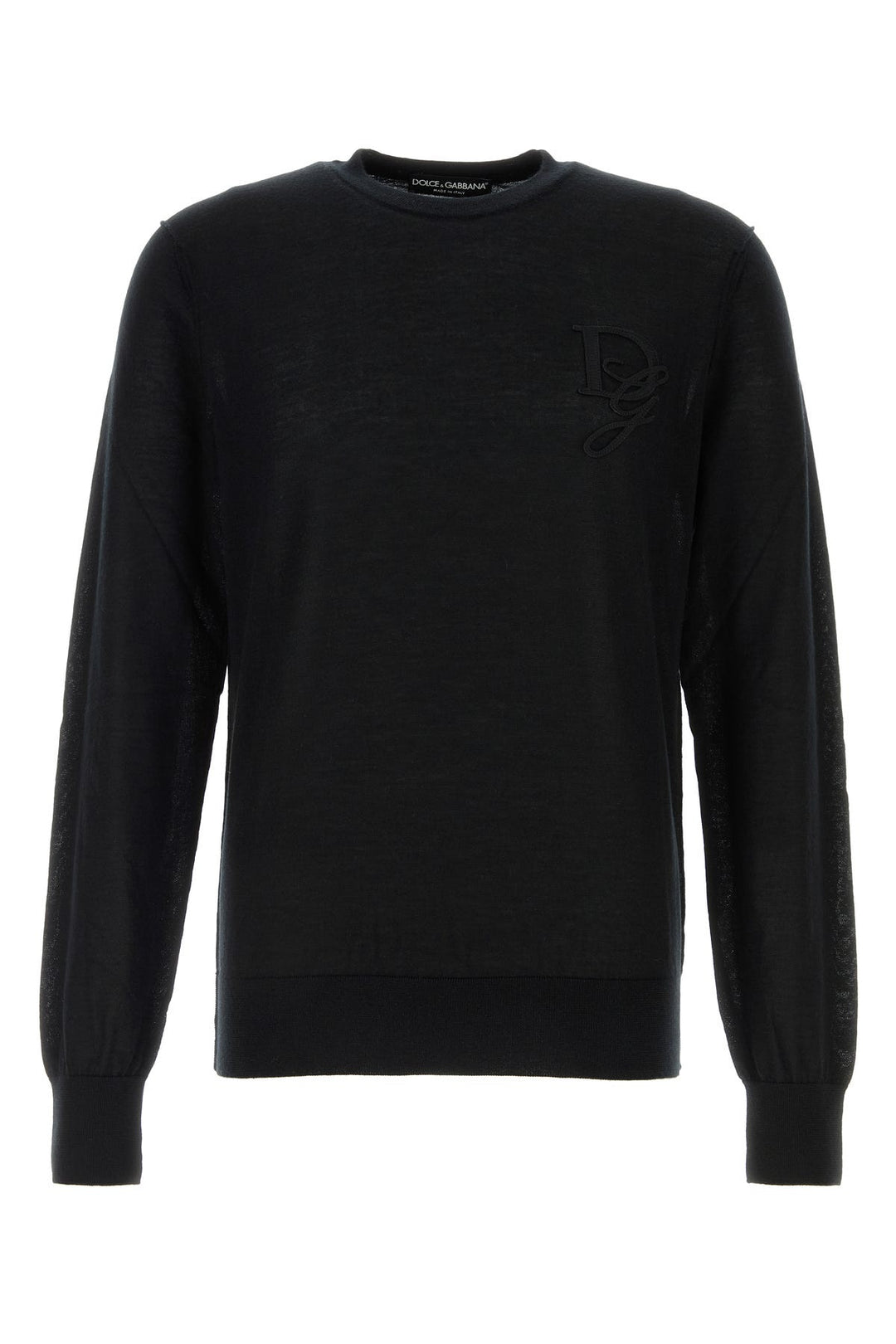 Black cashmere sweater