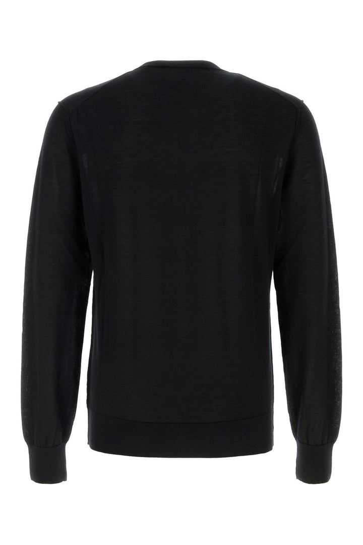 Black cashmere sweater