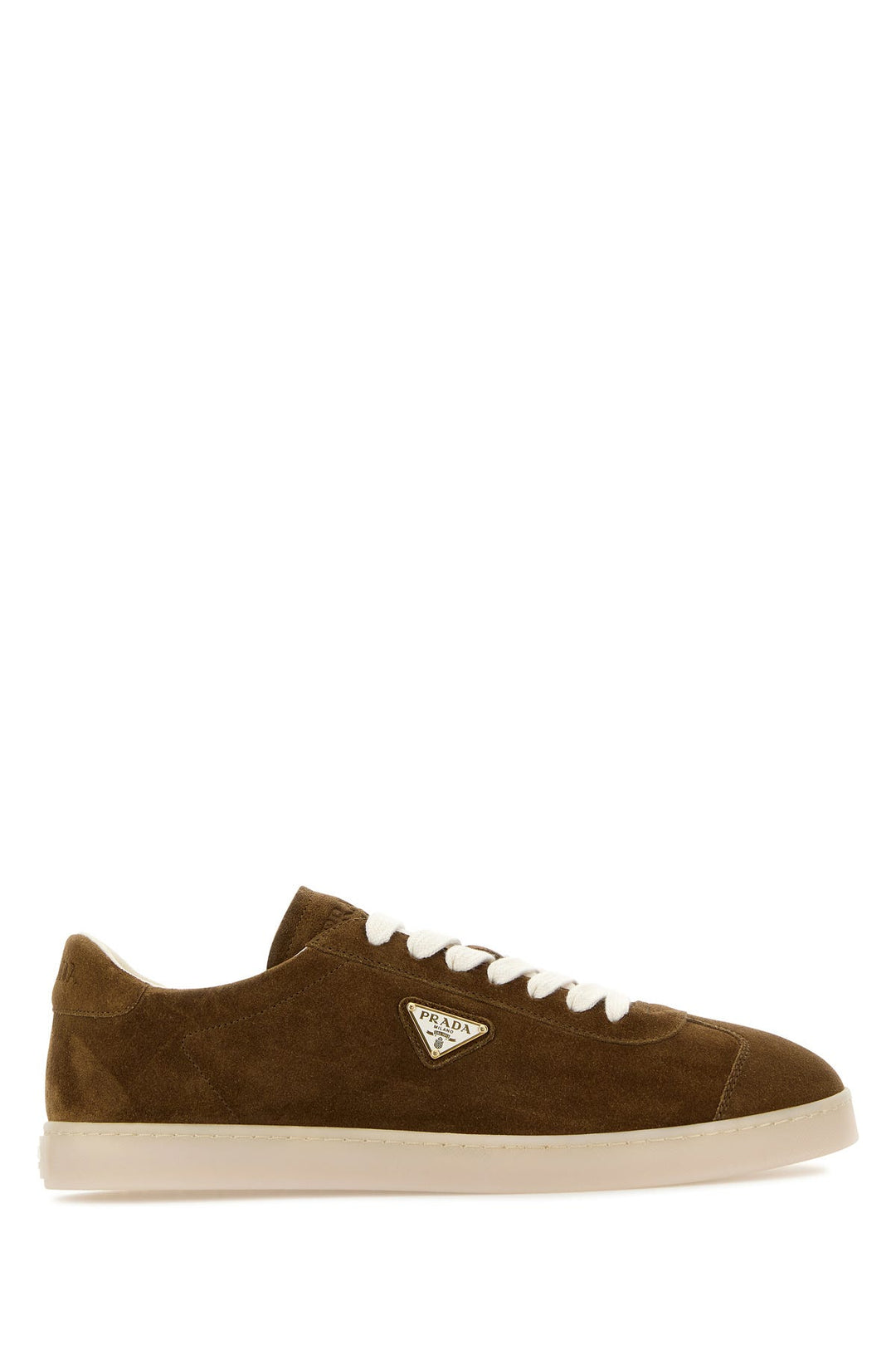 Brown suede sneakers