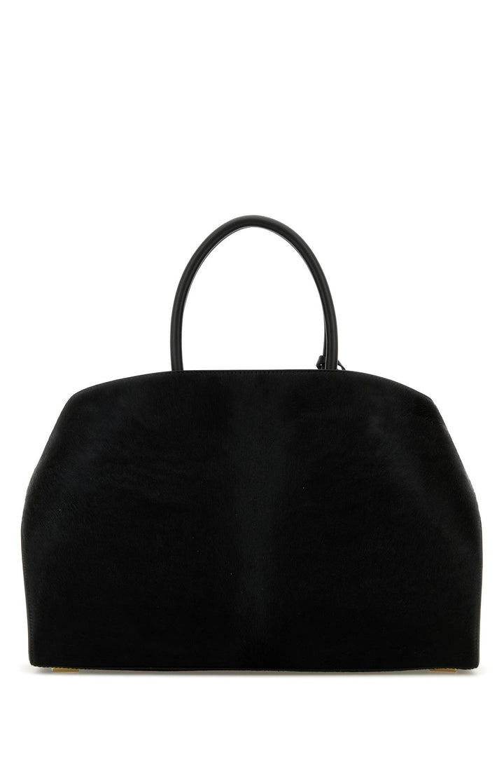 Black calf hair medium Hug handbag