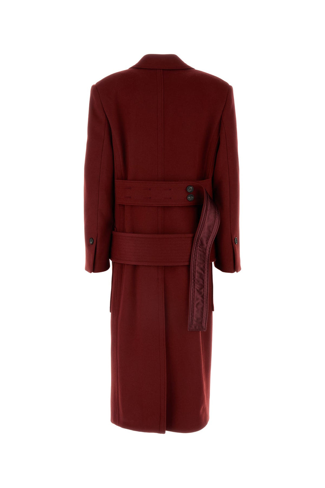 Tiziano red wool blend coat