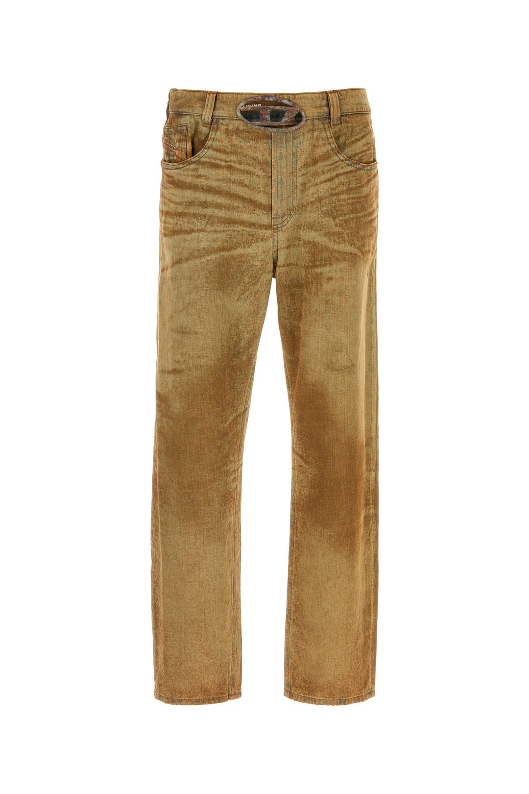 Beige denim jeans