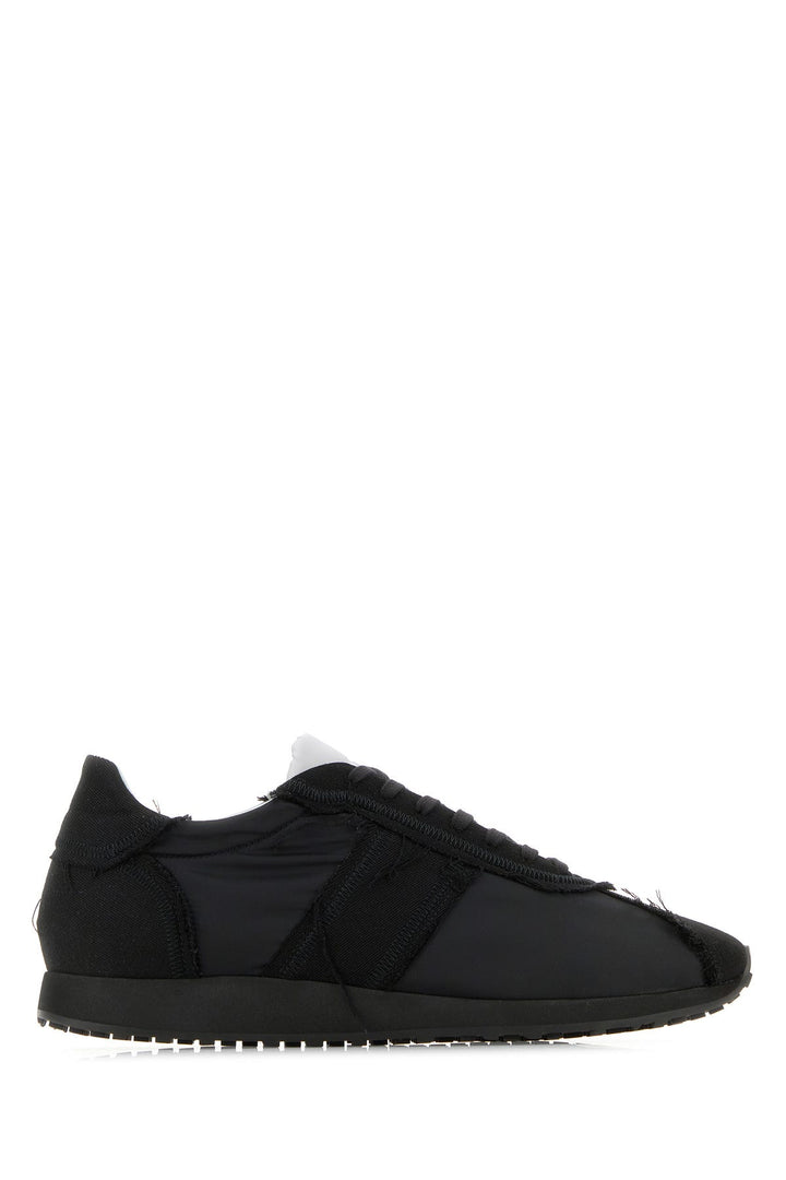 Black fabric Mika sneakers