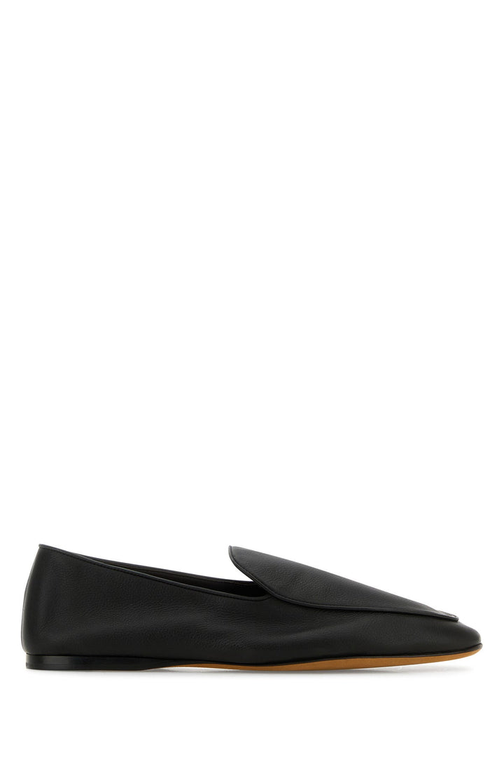 Black leather Awar loafers