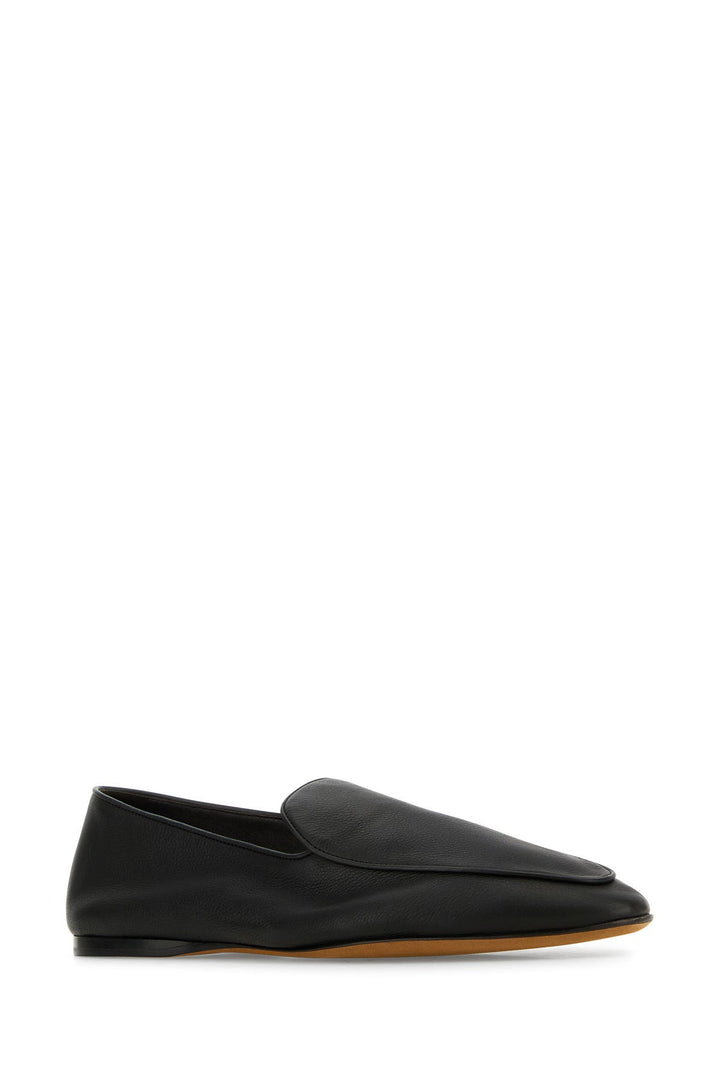 Black leather Awar loafers