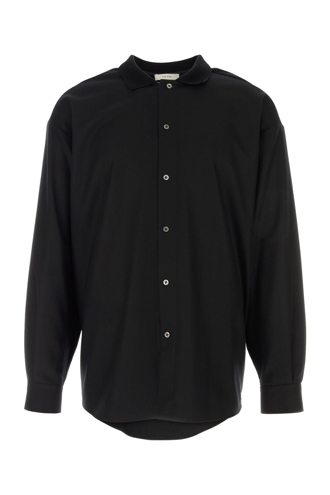 Black wool blend Stendhal shirt