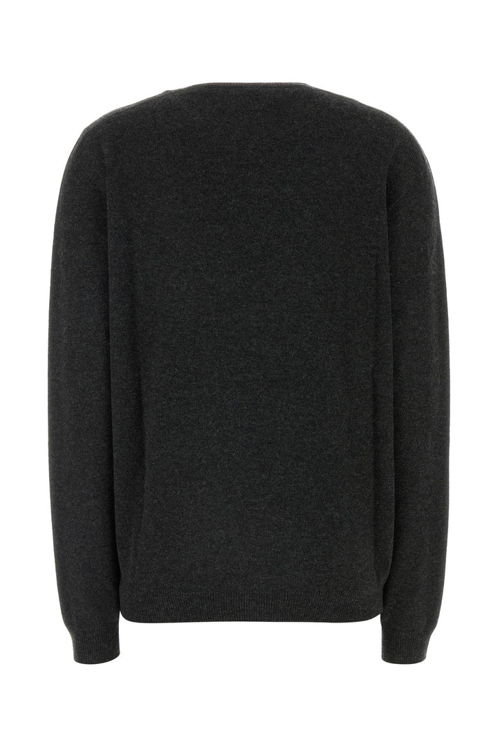 Charcoal cashmere Isadora sweater