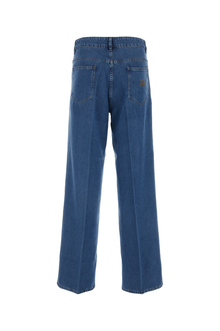 Blue lyocell jeans