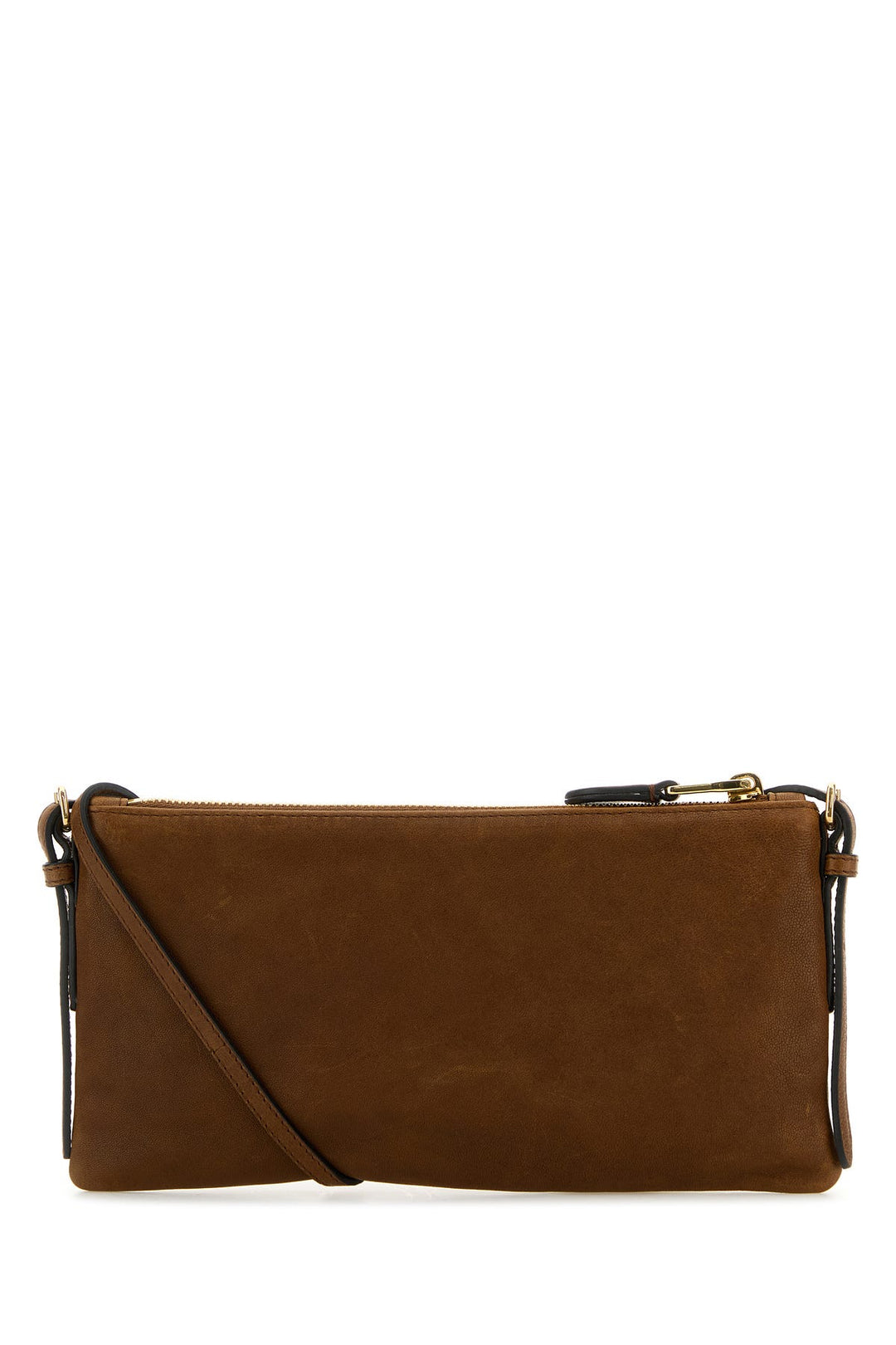 Caramel nappa leather shoulder bag