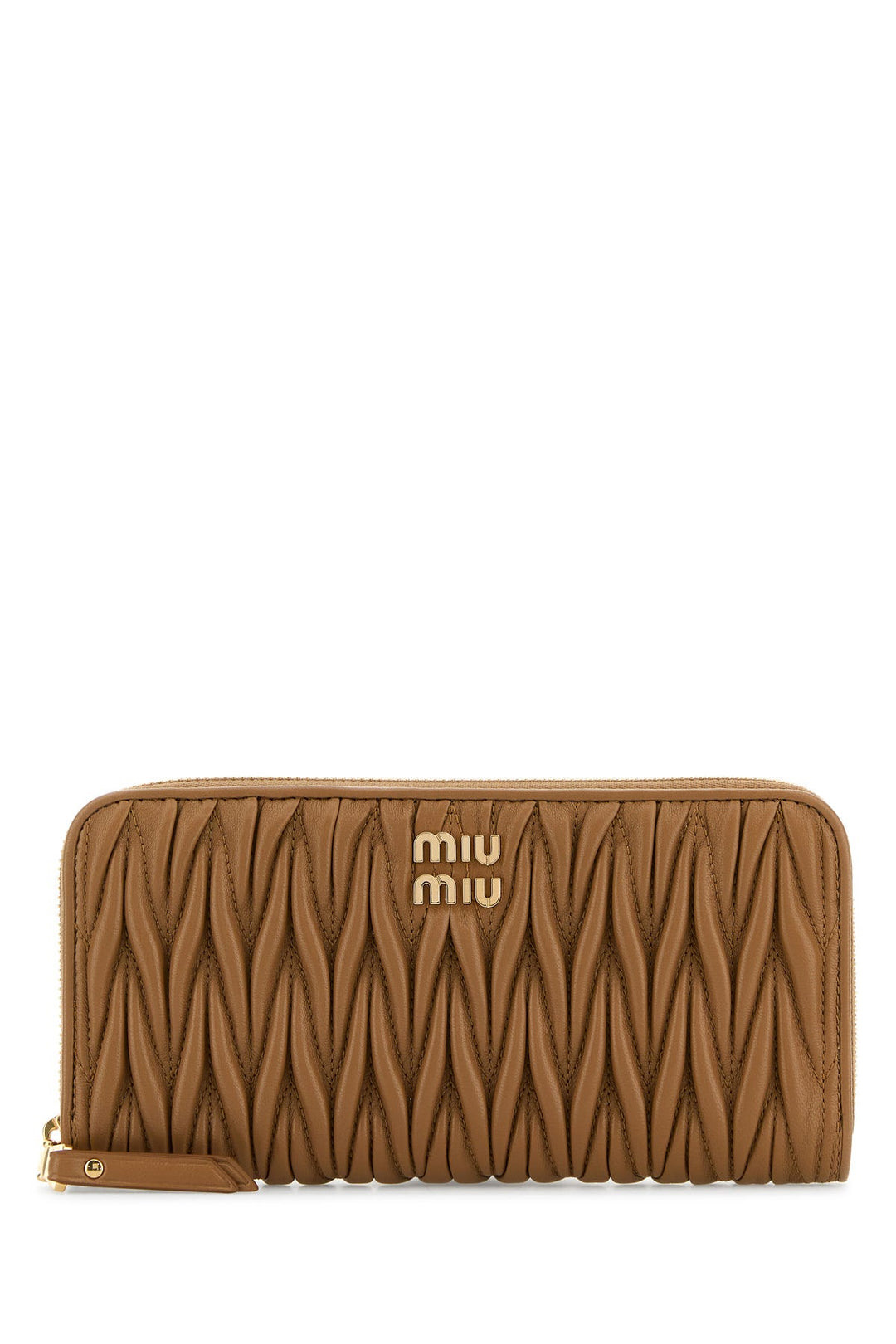 Caramel nappa leather wallet