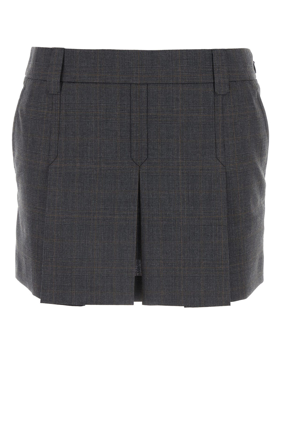 Glencheck mini skirt