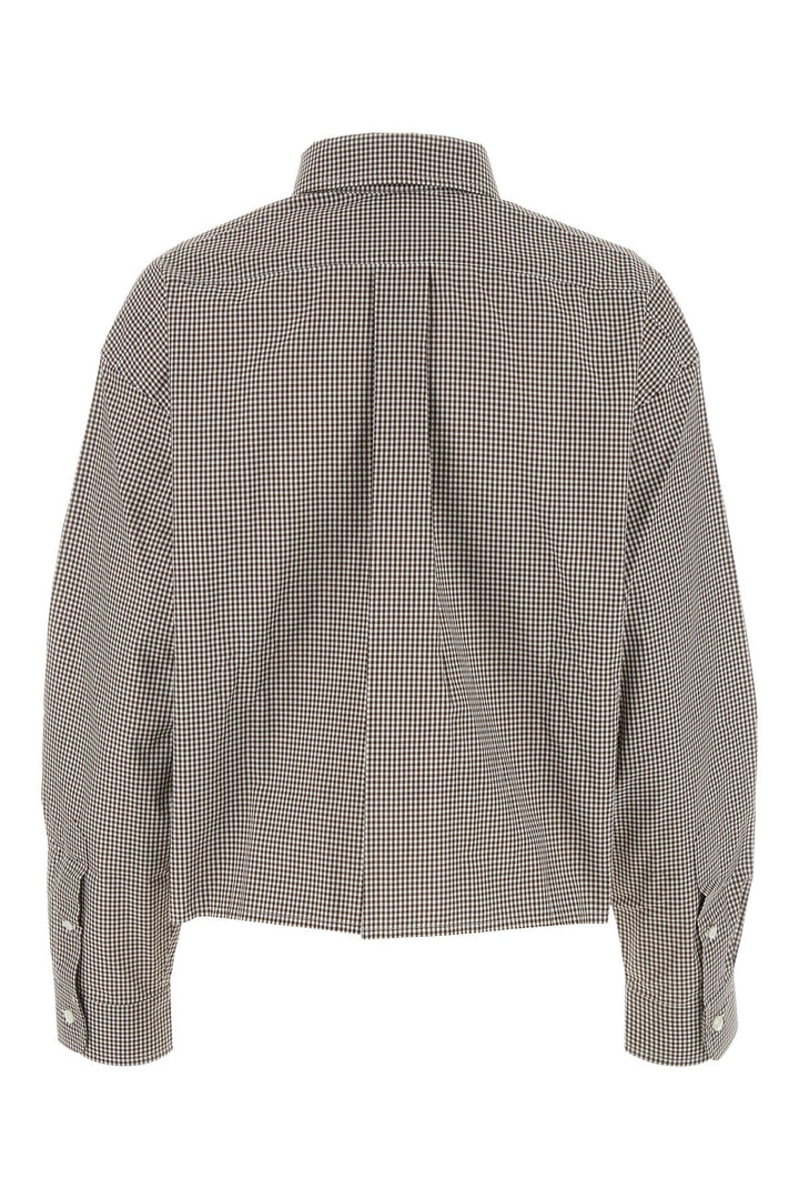 Printed poplin shirt