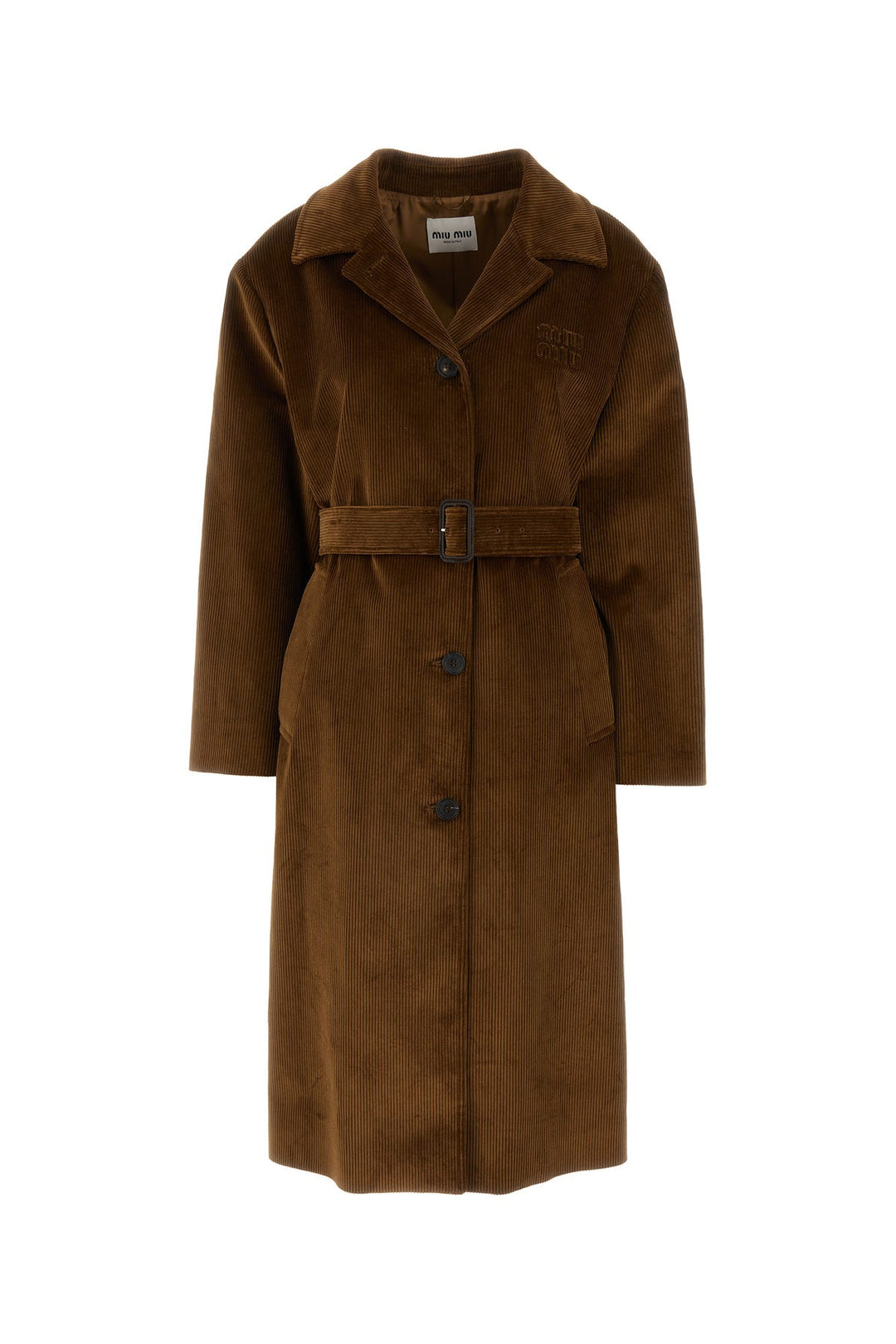 Brown corduroy coat