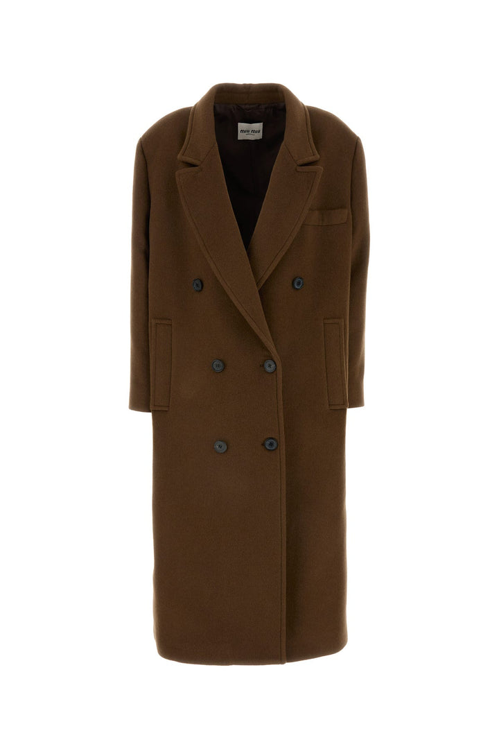 Brown wool coat