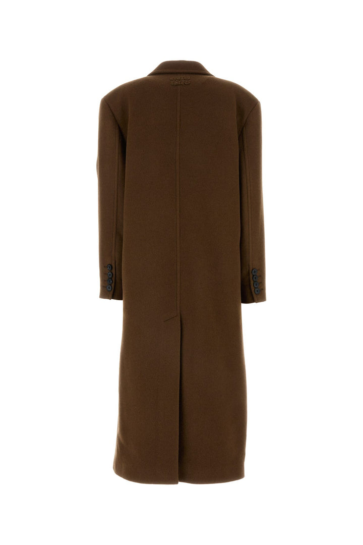 Brown wool coat