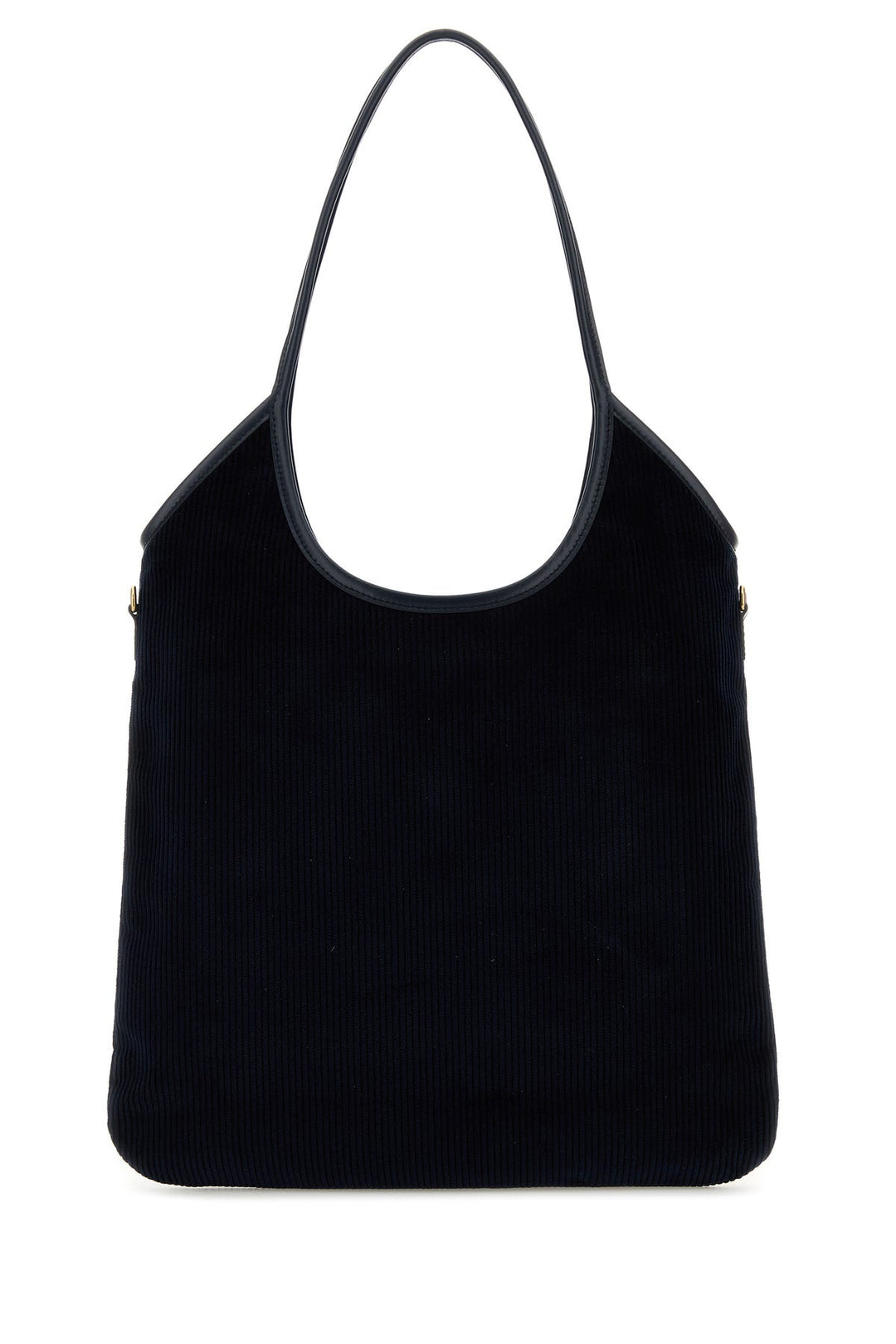 Dark blue corduroy shopping bag