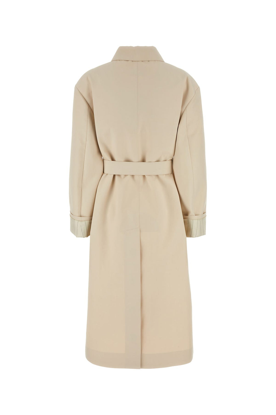 Sand cotton trench coat