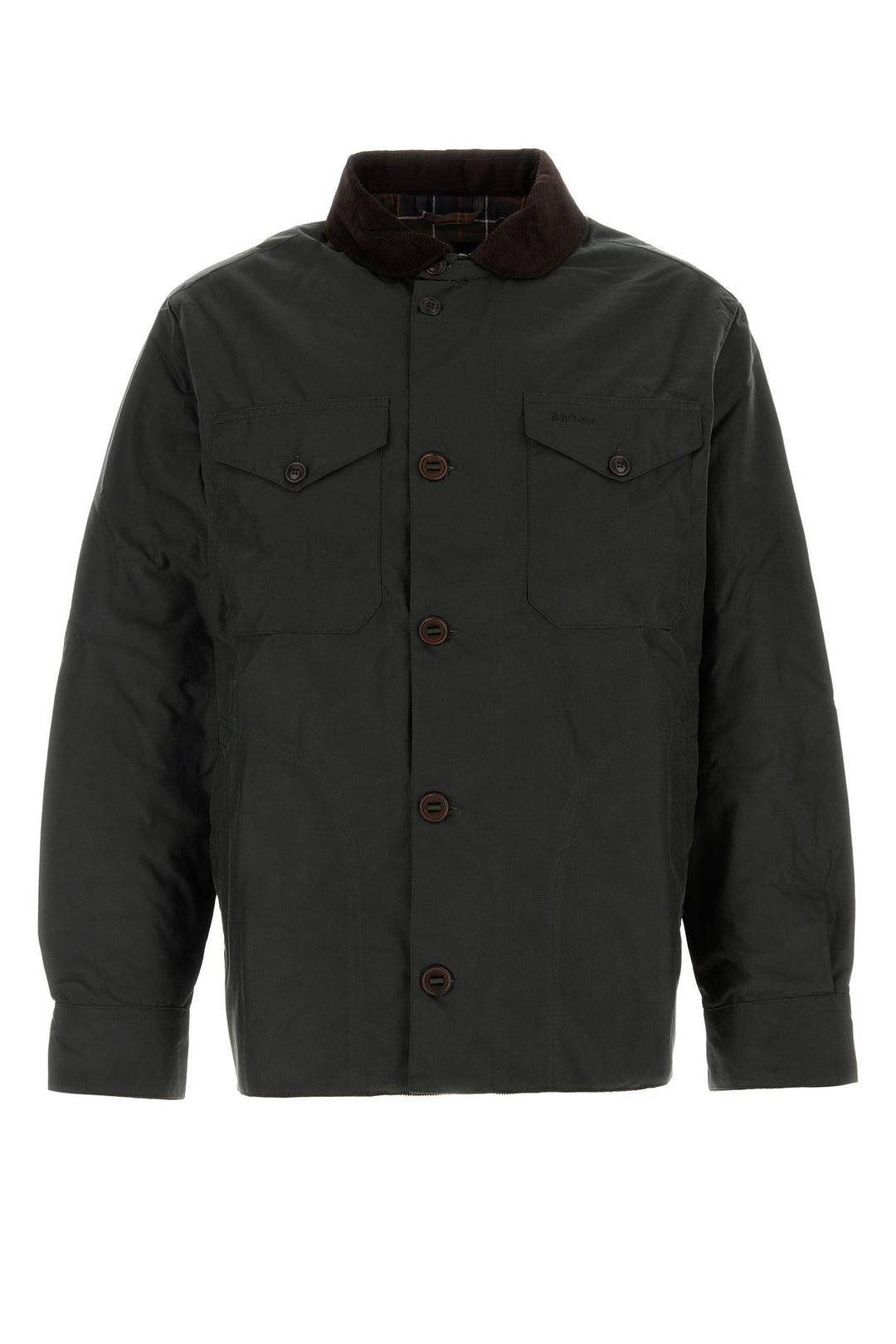 Bottle green cotton jacket