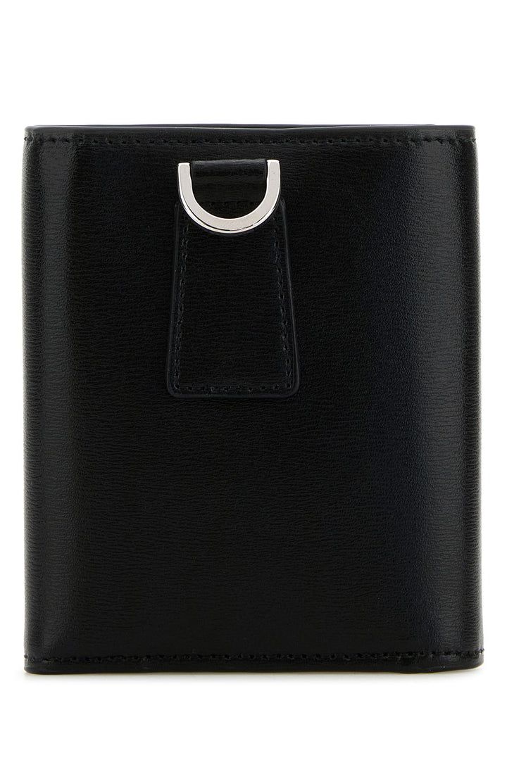 Black leather wallet