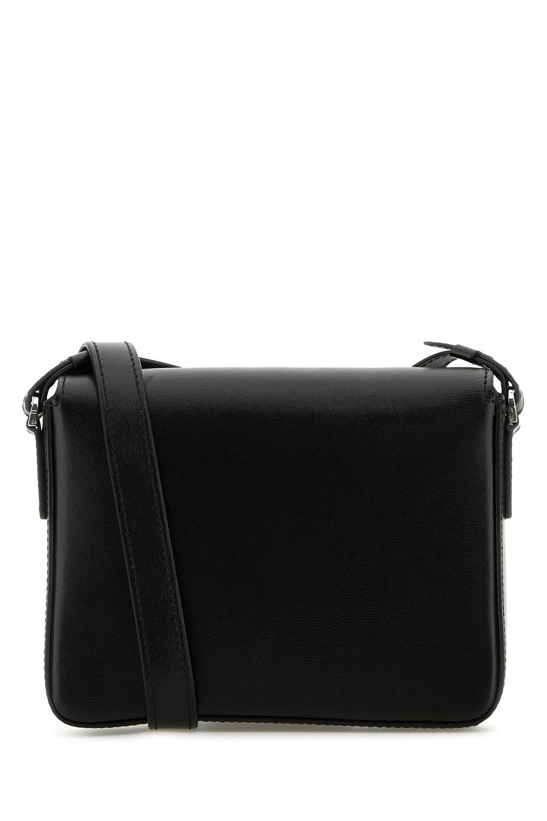 Black leather crossbody bag