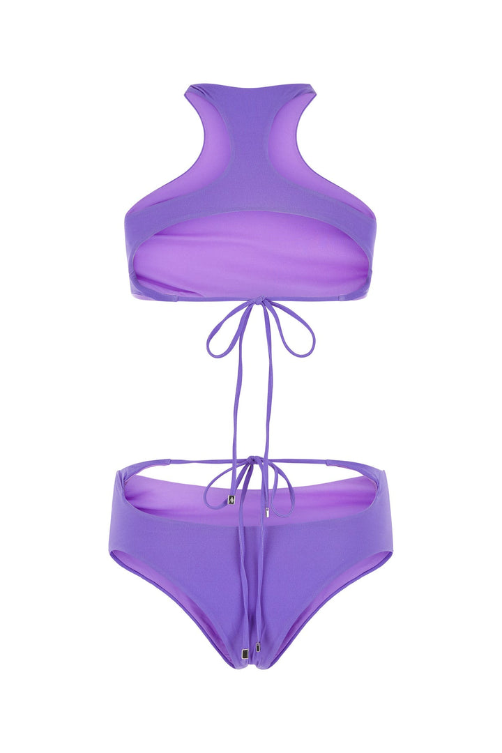 Lilac stretch nylon bikini