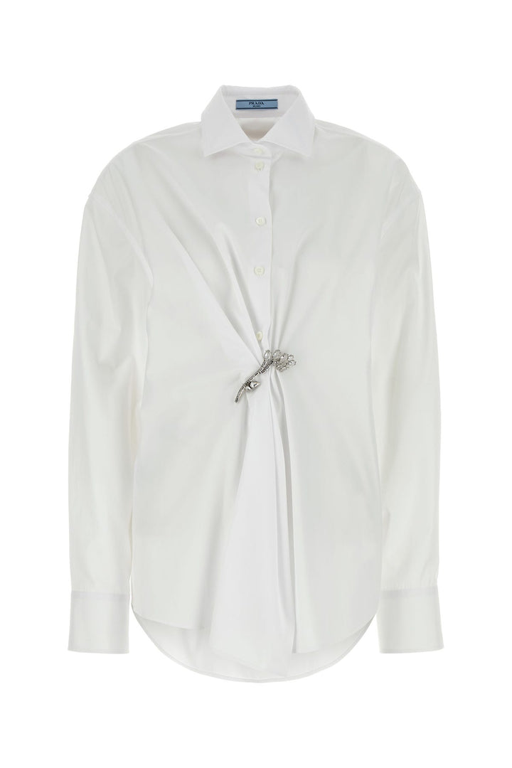 White poplin shirt