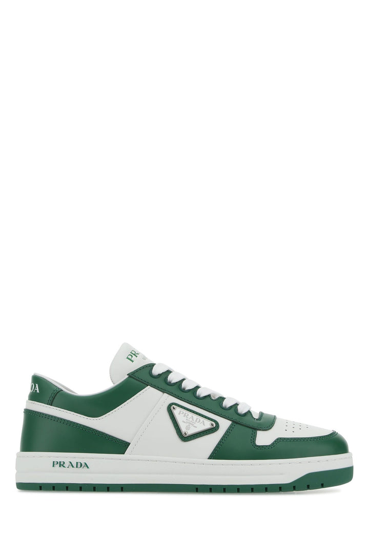 Two-tone leather Downtown sneakers