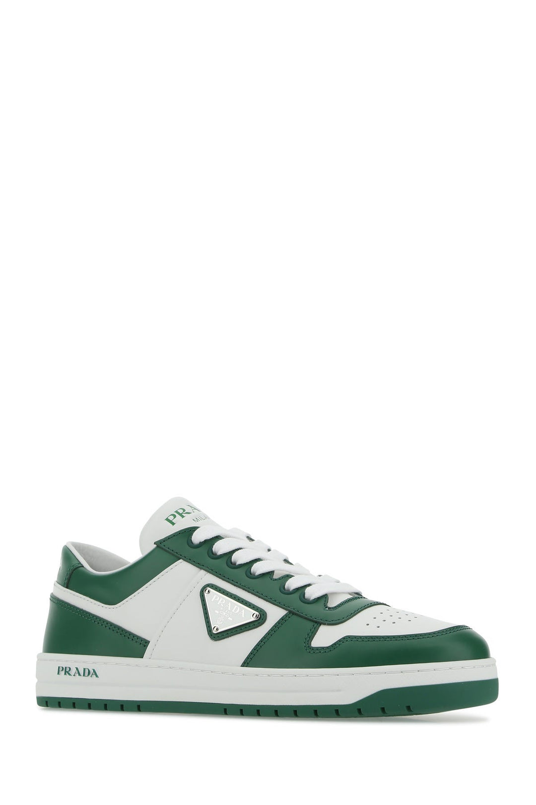 Two-tone leather Downtown sneakers