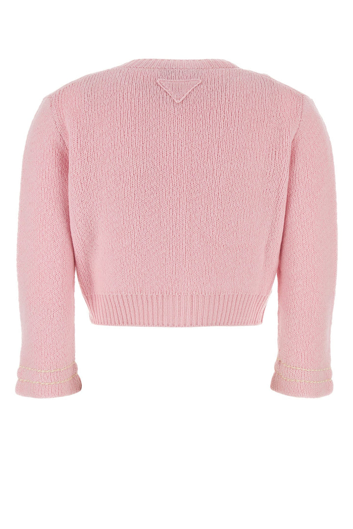 Pink cashmere cardigan