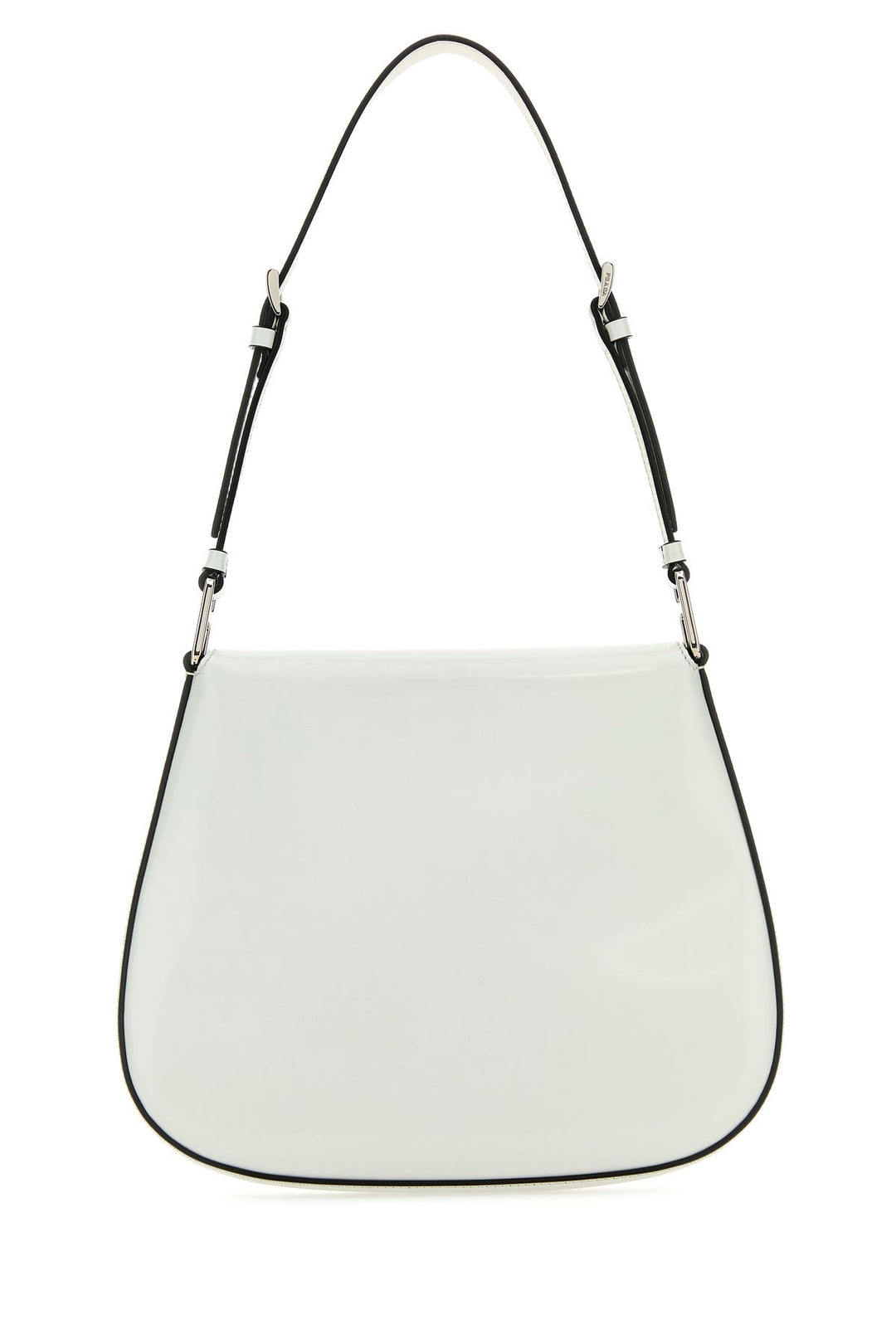 White leather Cleo shoulder bag